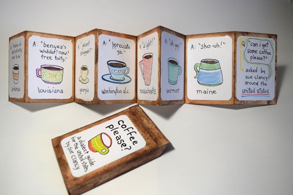 side A of "Coffee Please?" by Sue Clancy