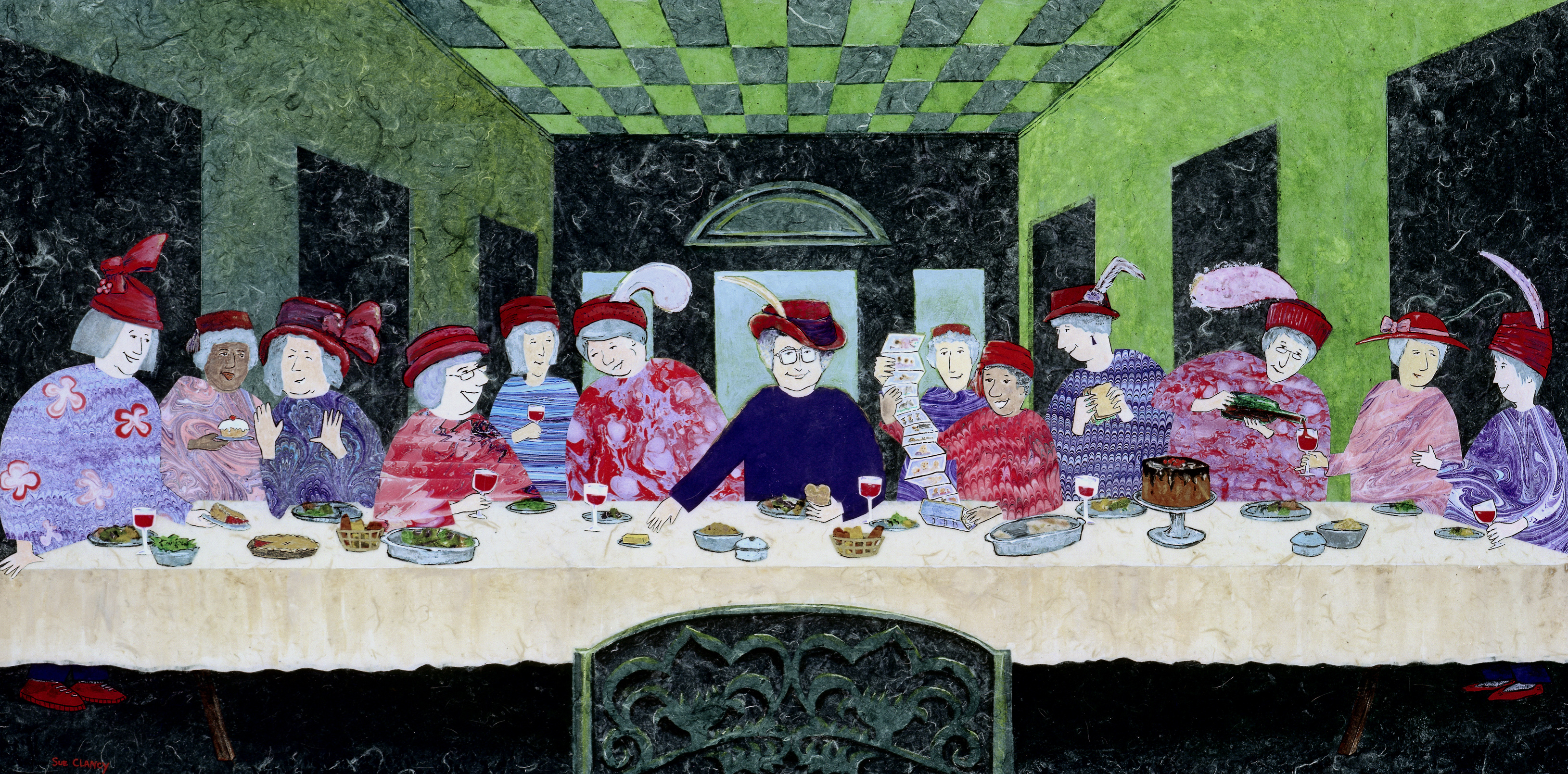 firstluncheonofladiesredhats72