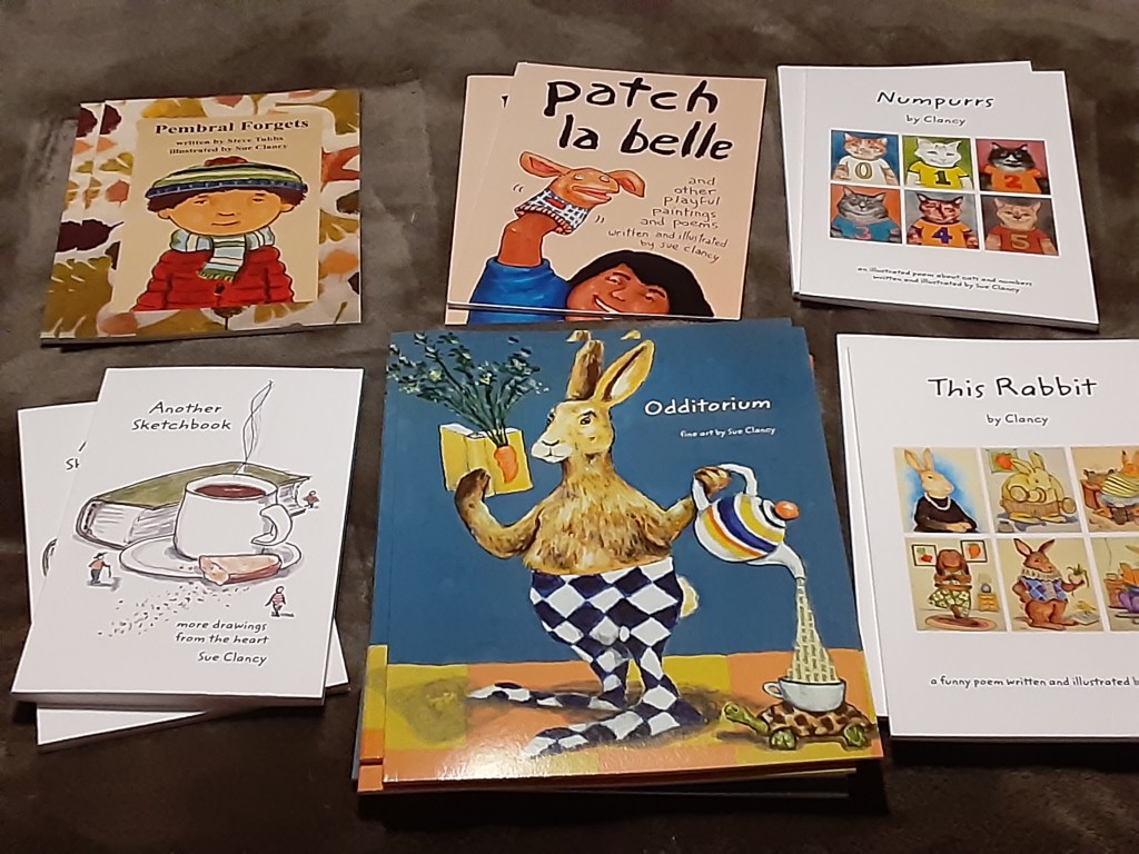 An odditorium of books, walks, green dragons and cookies