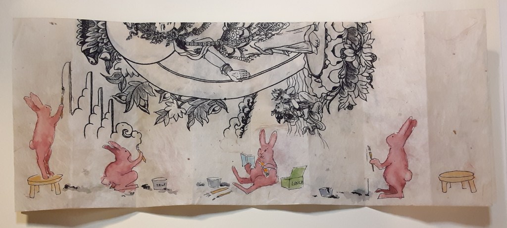 Gmorning some bunnies being creative and resting&nbsp;Gnight