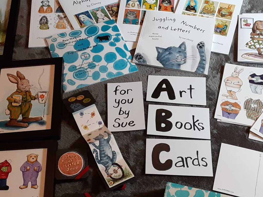 For You by Sue the ABC’s: Art, Books,&nbsp;Cards