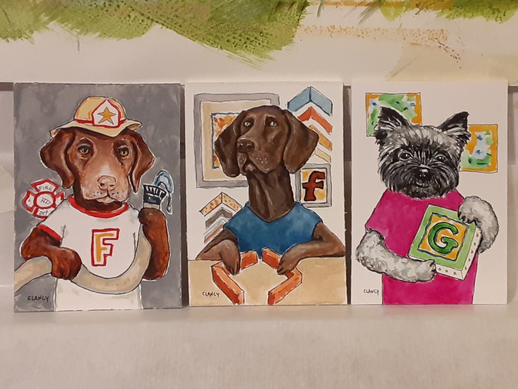 Professional Dogs, puzzles, holiday box and figure ground&nbsp;relationships