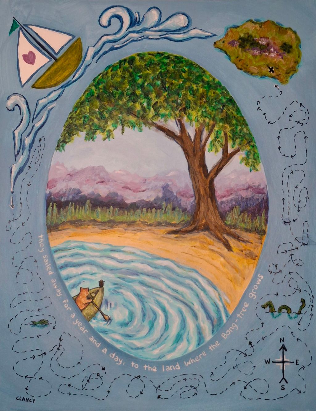 Nearing the Bong-tree and the runcible spoon&nbsp;hour